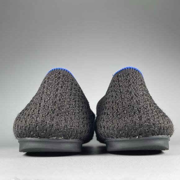 Rothy’s The Flat Women's Size 8.5 Black Knit Slip On Round Toe Casual Loafer GUC - Picture 3 of 8